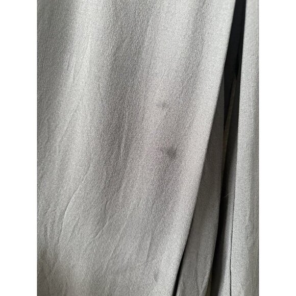 Eileen Fisher Silk Georgette Pull On Wide Leg Crop Pant Flowy Minimalist Coastal - Picture 9 of 9